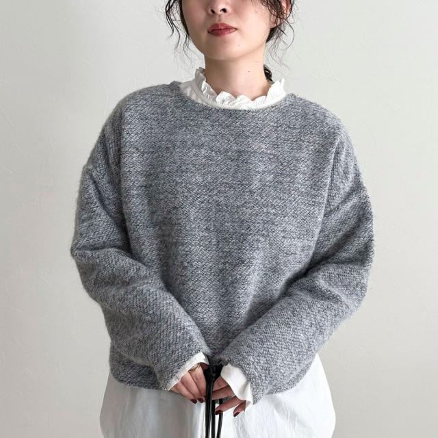 フレディエミュ（fredy emue）/ツィードニットソーコクーンプルオーバー