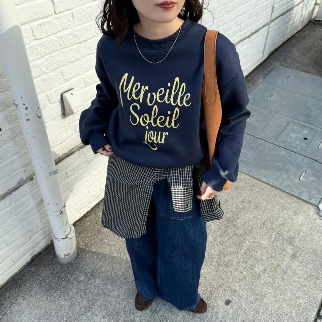 【NEW】フレディエミュ（fredy emue）/ハートグラフィックロゴスウェットプルオーバー