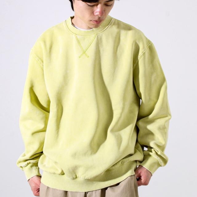 グロスター（GLOSTER）/【雪の色ムラ】カラフルスノーパウダー裏起毛スウェット