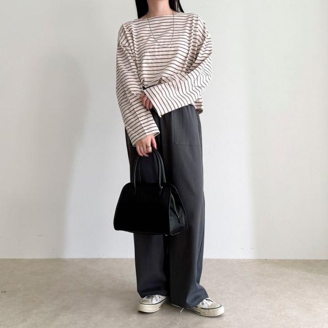 フレディエミュ（fredy emue）/【新色登場】〈接触冷感×UVカット/マルチ機能〉ドライオックスセミワイドイージーパンツ_7
