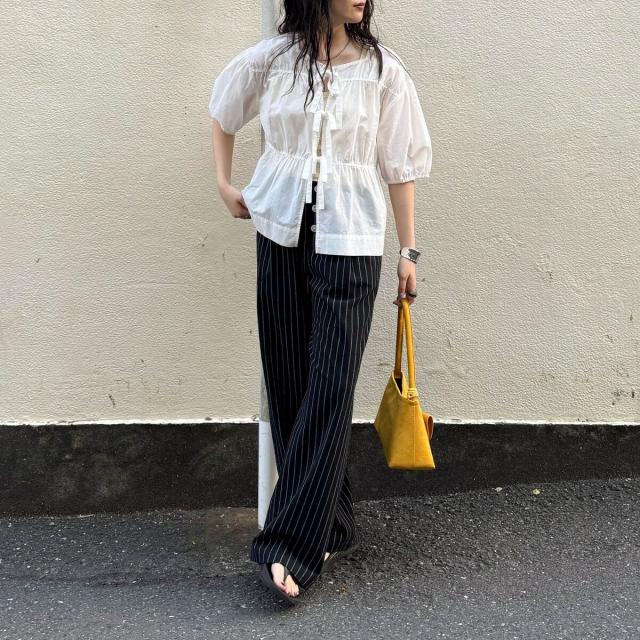 フレディエミュ（fredy emue）/フロントリボンブラウス_14