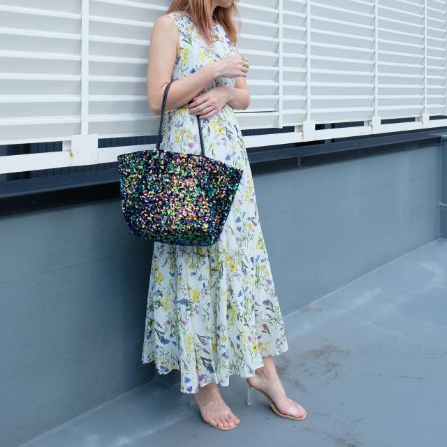 キュリ ビスキュイ（CURI BISCUI）/【CURIBISCUI】スパンコールトート（Ｌ）