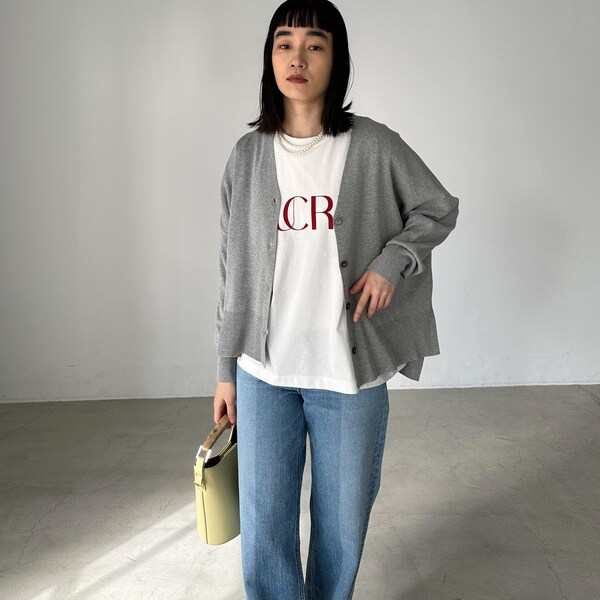 【NEW】ドゥ アルシーヴ（Doux archives）/サイドスリットワイドカーデ 9,900円