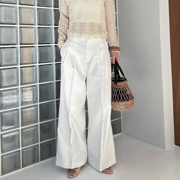 ドゥ アルシーヴ（Doux archives）/センターシーム2タックワイド