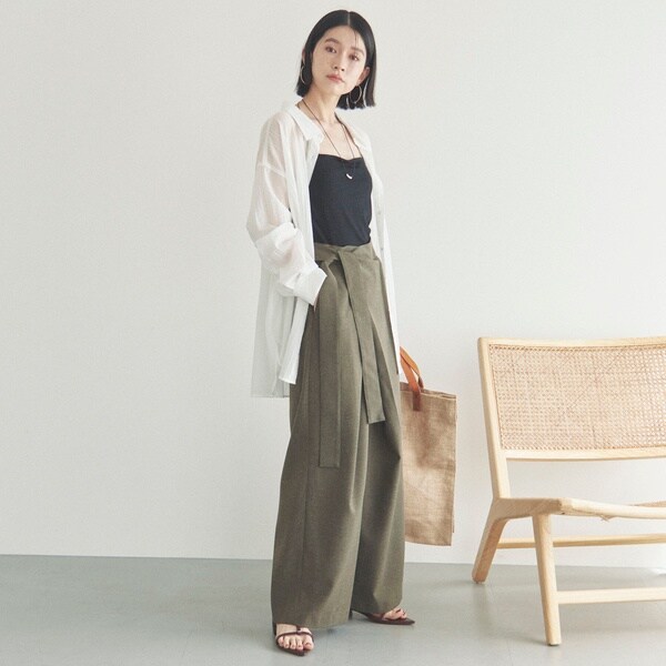 取寄) サンクチュアリ レディース テイク オーバー リネン ジョガーズ