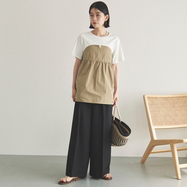 ドゥ アルシーヴ（Doux archives）/カットドッキングペプラムトップス ドゥ アルシーヴ（Doux archives）/カットドッキングペプラムトップス