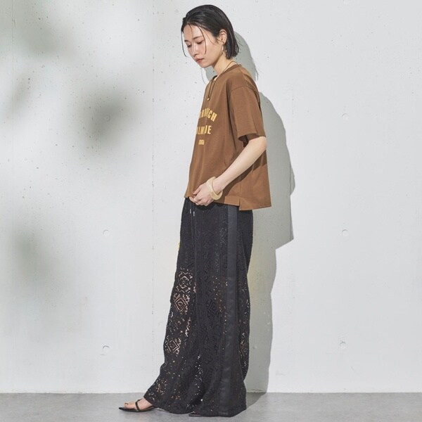 ドゥ アルシーヴ（Doux archives）/サイドラインレースパンツの通販は