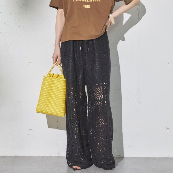 ドゥ アルシーヴ（Doux archives）/サイドラインレースパンツの通販は