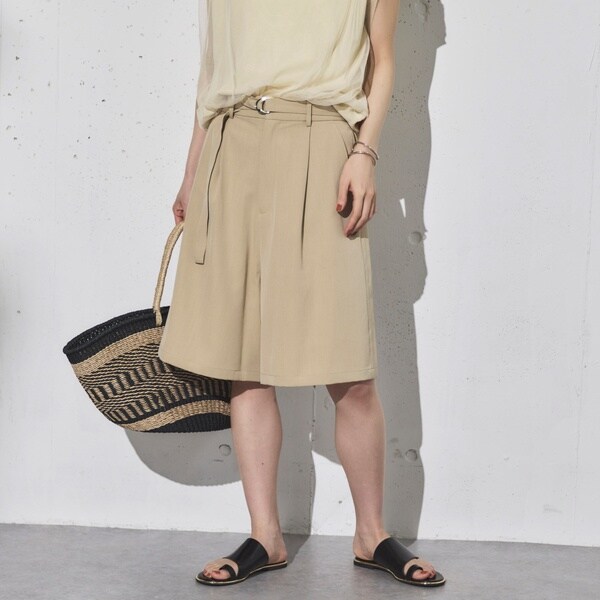 ドゥ アルシーヴ（Doux archives）/ベルト付ショートパンツ