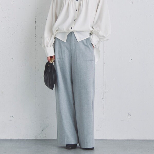 ドゥ アルシーヴ（Doux archives）/ソフトフランネルベイカーパンツ