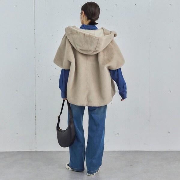 ドゥ アルシーヴ（Doux archives）/ミンクファーライクフーディー