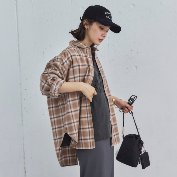 ドゥ アルシーヴ（Doux archives）/オンブレチェックシャツ