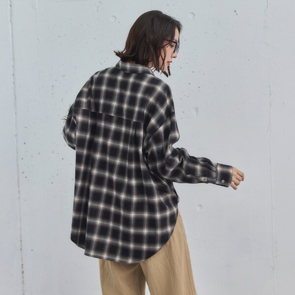 ドゥ アルシーヴ（Doux archives）/オンブレチェックシャツ