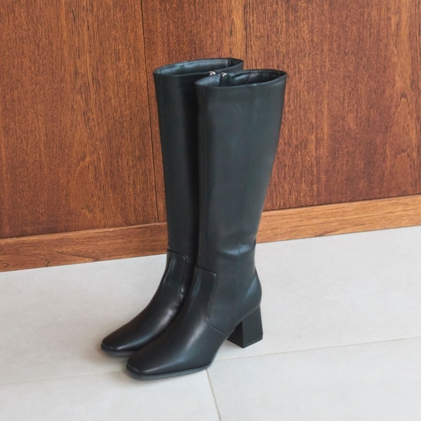 ドゥ アルシーヴ（Doux archives）/プレーンロングブーツ