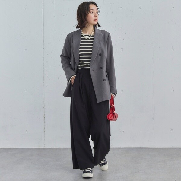 ドゥ アルシーヴ（Doux archives）/ボンディングツータックワイド