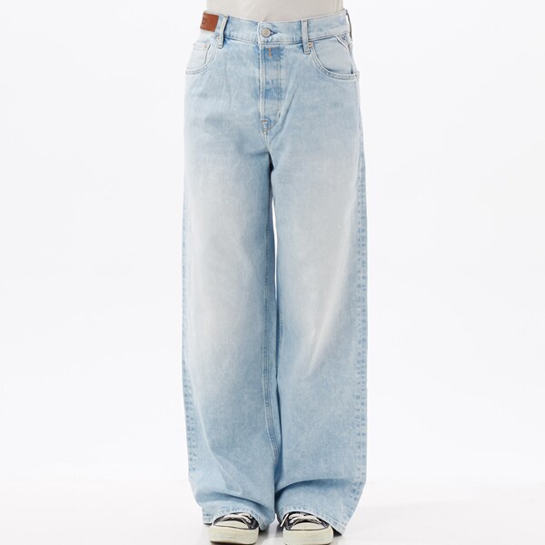 リプレイ（REPLAY）/ワイドレッグCARYブライトブルーコンフォートデニム リプレイ（REPLAY）/ワイドレッグCARYブライトブルーコンフォートデニム