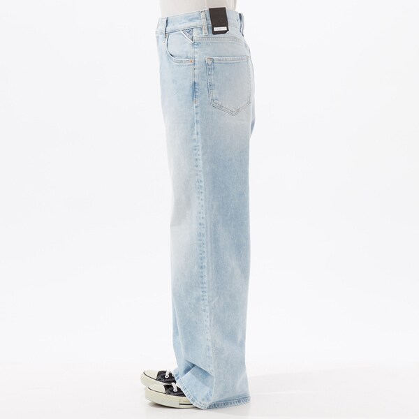 リプレイ（REPLAY）/ワイドレッグCARYブライトブルーコンフォートデニム