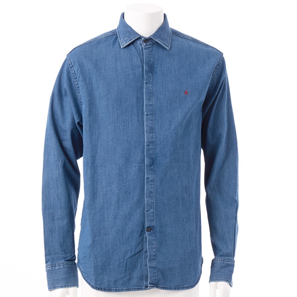 リプレイ（REPLAY）/ストレッチインディゴデニムシャツ