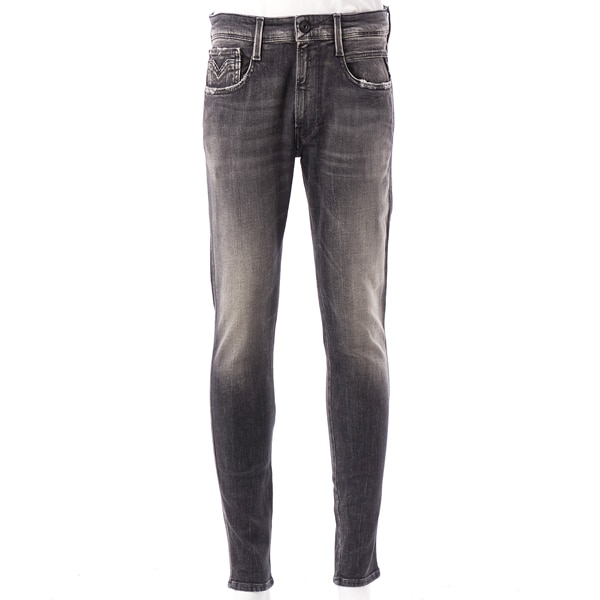 リプレイ（REPLAY）/Aged Eco 5 year スーパースリムBRONNY パワーストレッチブラックデニム