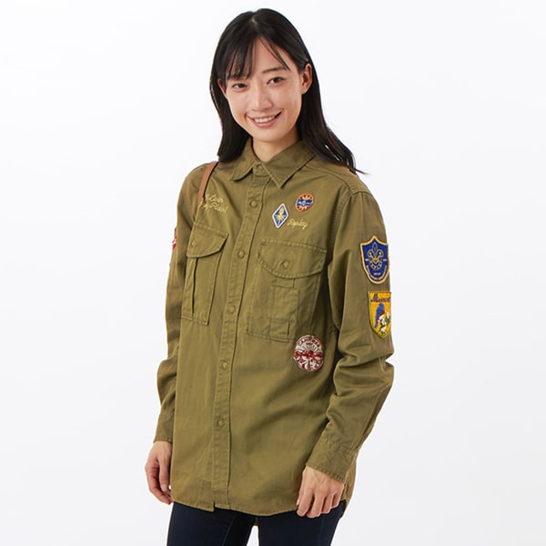 リプレイ（REPLAY）/アーミーパッチ ボーイフィットシャツ