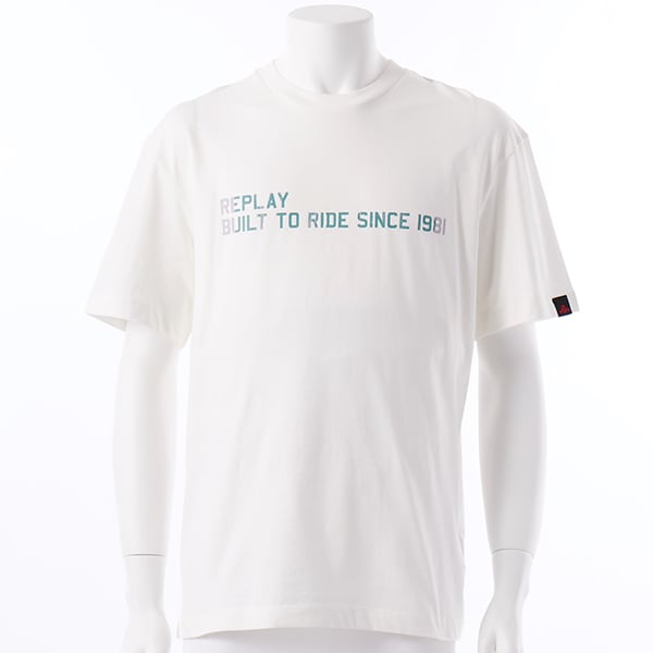 リプレイ（REPLAY）/リラックスフィット ベーシックジャ−ジーコットンプリントTシャツ