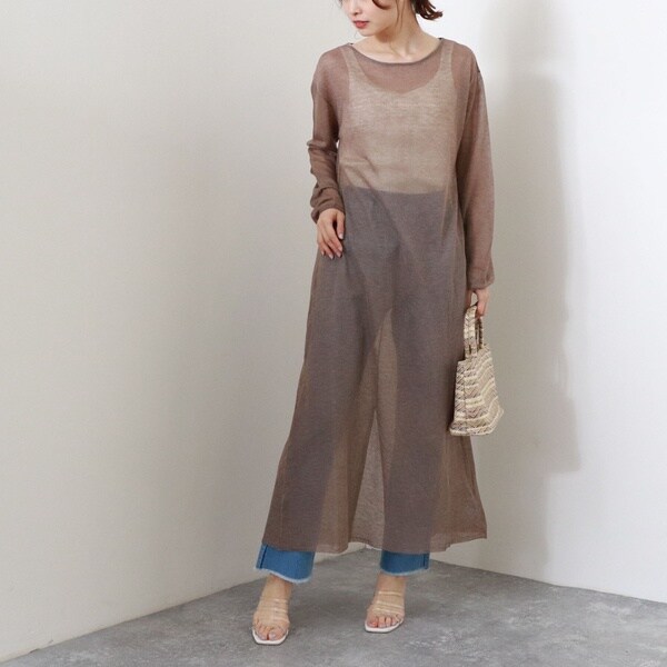 New アルシーヴ バックスリットシアーニットワンピースの通販はau Pay マーケット Brand Square By Oioi ブランドスクエアbyマルイ