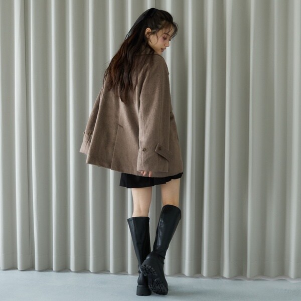 NEW】アルシーヴ（archives）/シャギーダブルミドルコート