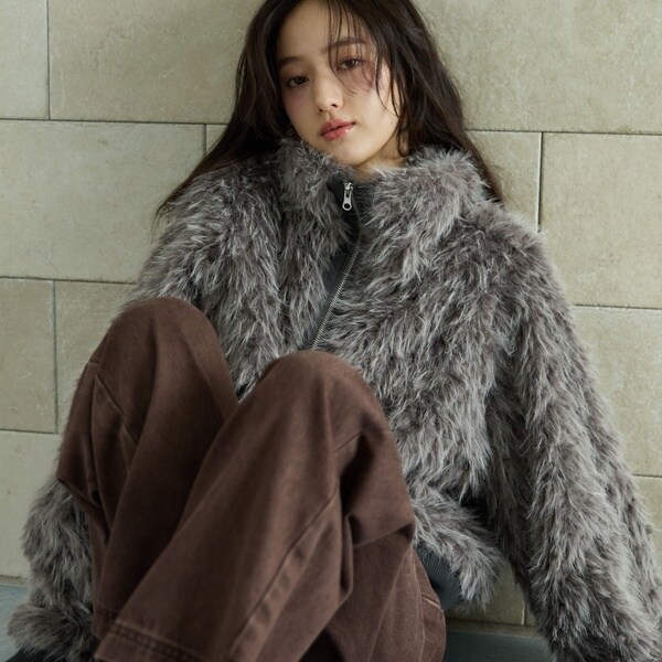 アルシーヴ（archives）/ZIPミックスファーブルゾン