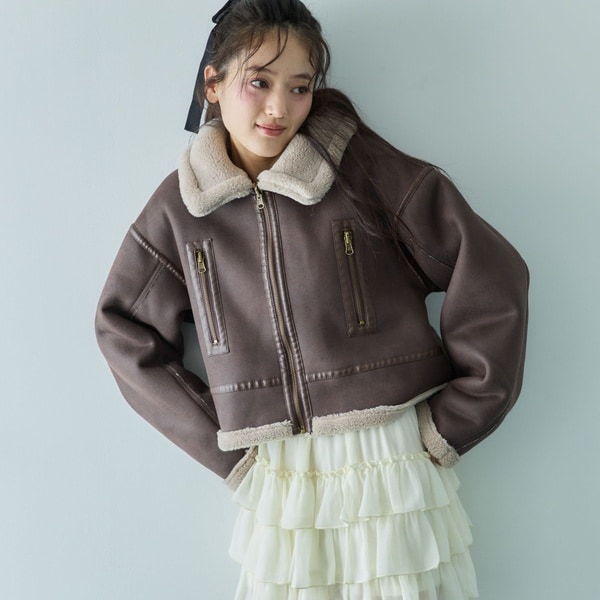 アルシーヴ（archives）/ムートンライダースジャケット／