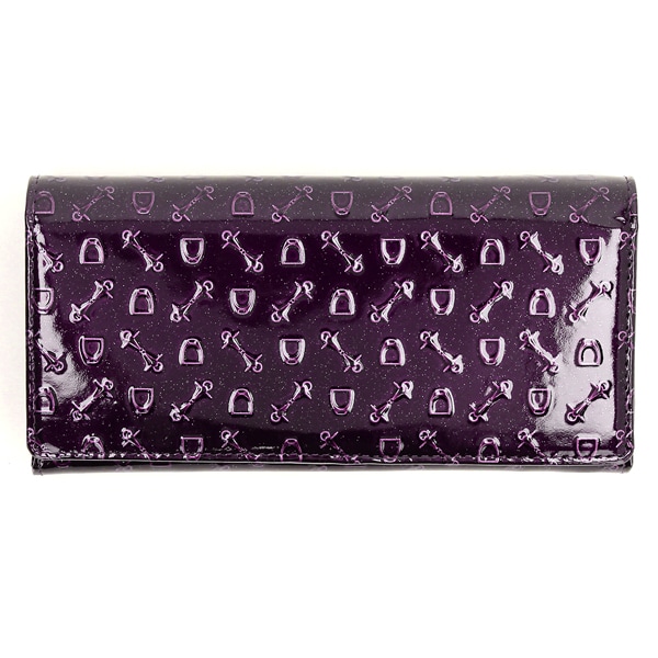 ホワイ（WHY）/ハーネスパテント フラップロングウォレット