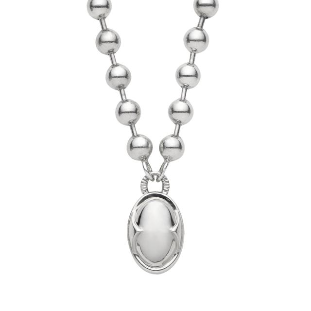 LAH L.A.H グレイン・ネックレス 全長50cm シルバーネックレス