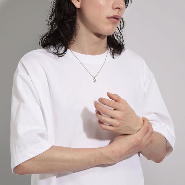 LAH L.A.H グレイン・ネックレス 全長50cm シルバーネックレス LAH L.A.H グレイン・ネックレス 全長50cm シルバーネックレス