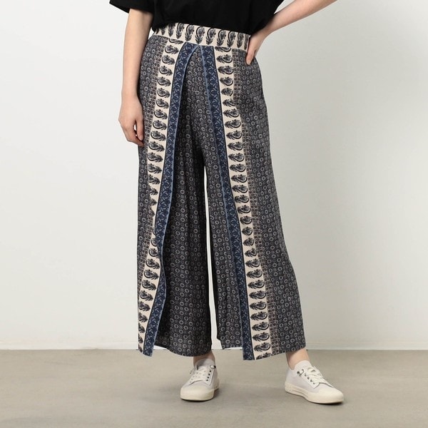 ニコルホワイト（NICOLE WHITE）/【WALDO】パネル柄プリントパンツ