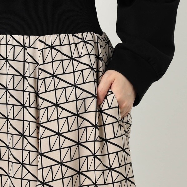 ニコルホワイト（NICOLE WHITE）/【WALDO】ウエストリブプリント