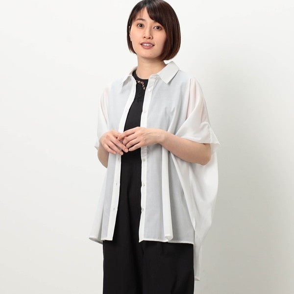 ニコルホワイト（NICOLE WHITE）/【WALDO】袖タックシャツ