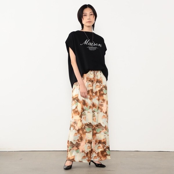 ニコルホワイト（NICOLE WHITE）/フロントロゴチュニック丈ビッグT