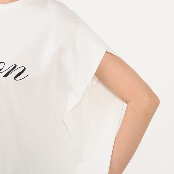 ニコルホワイト（NICOLE WHITE）/フロントロゴチュニック丈ビッグT