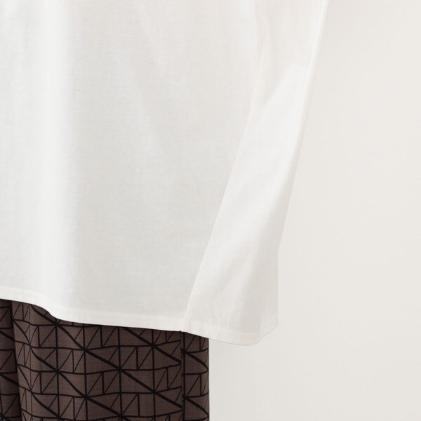 ニコルホワイト（NICOLE WHITE）/フロントロゴチュニック丈ビッグT