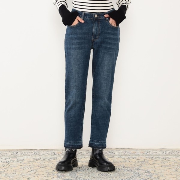 ニコルホワイト（NICOLE WHITE）/【WALDO】裾切りっぱなしボーイズデニムパンツ