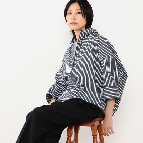 ニコルホワイト（NICOLE WHITE）/ビックフォルムスキッパーシャツ