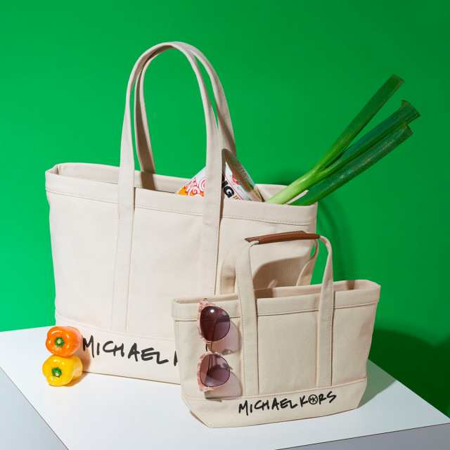 マイケル・コース（Michael Kors）/THE MICHAEL BAG キャンバストート ラージ