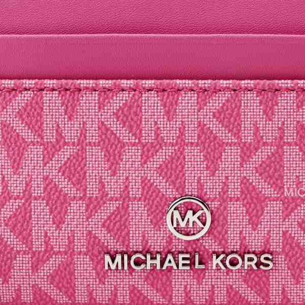 マイケル・コース（Michael Kors）/JET SET CHARM ジップアラウンド コイン カードケース スモール − MKシグネチャー