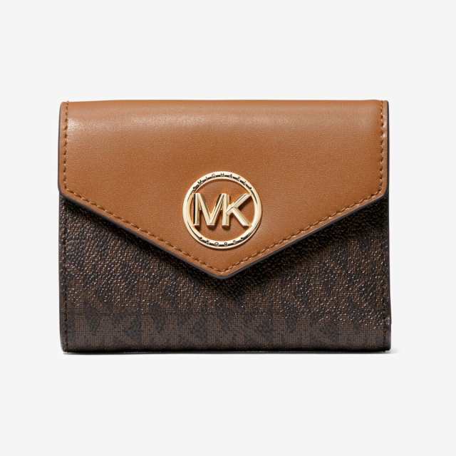 マイケル・コース(Michael Kors)/GREENWICH エンベロープ トライフォールド ミディアム − MKシグネチャーの通販は