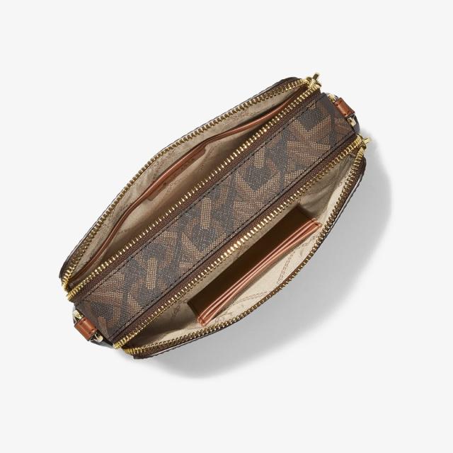 マイケル・コース（Michael Kors）/JET SET エンパイア シグネチャーロゴ ストライプ ダブルジップ カメラバッグ スモール_2