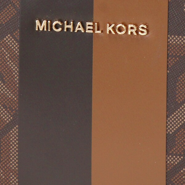 マイケル・コース（Michael Kors）/JET SET エンパイア シグネチャーロゴ ストライプ ダブルジップ カメラバッグ スモール_12