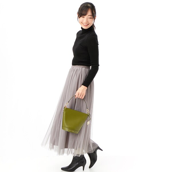 未使用★マイケルコース　TOWN SEND 2way カゴバッグ　ナチュラル×茶 未使用☆マイケルコース TOWN SEND 2way カゴバッグ ナチュラル