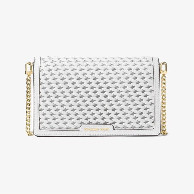 マイケル・コース（Michael Kors）/JET SET ウーヴン レザー クロスボディ ミディアム