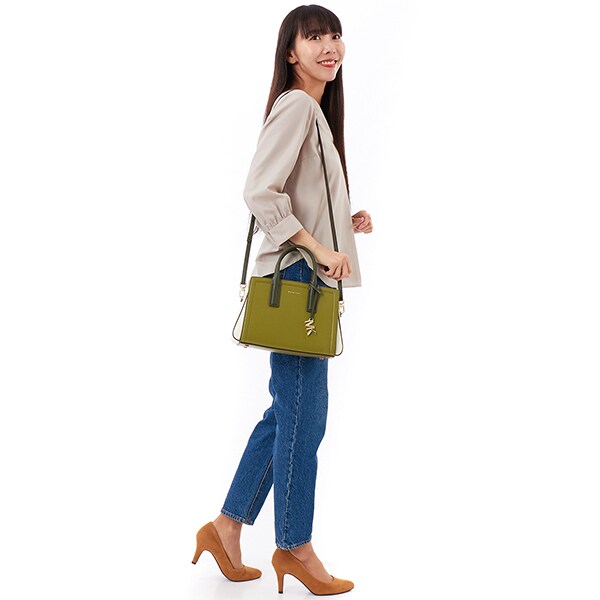 マイケル・コース（Michael Kors）/LAILA カラーブロック ぺブルレザー サッチェル スモール_13