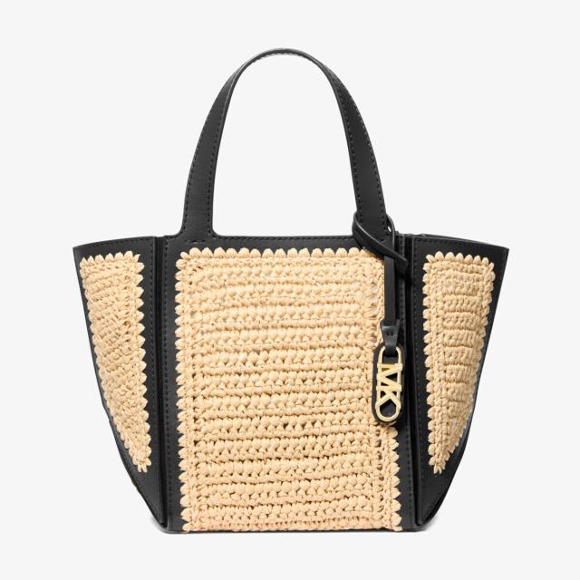 マイケル・コース（Michael Kors）/JORDI ハンドクロシェ & レザー トート スモール