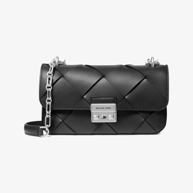 マイケル・コース（Michael Kors）/TRIBECA ウーヴン レザー ショルダー スモール